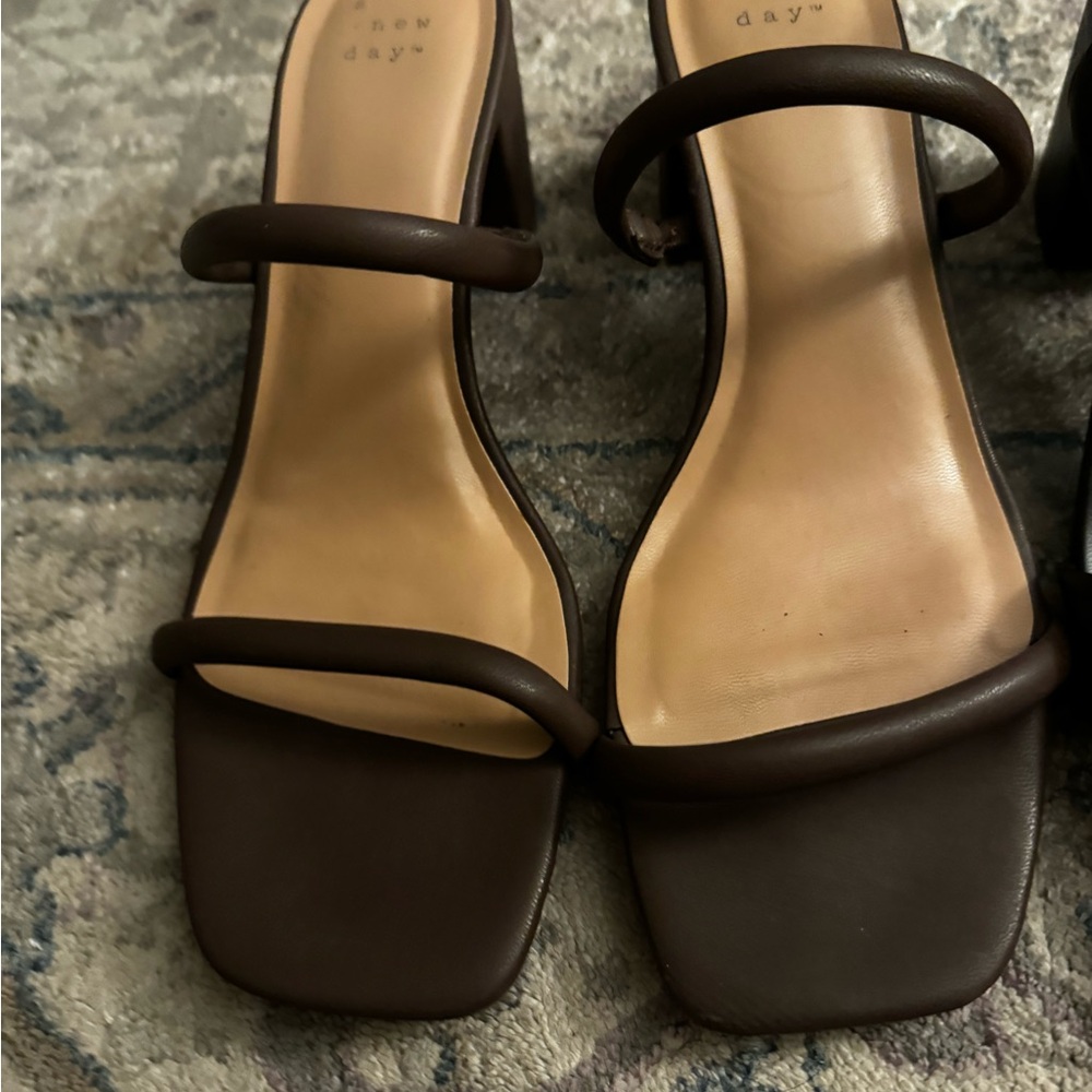 Target *Bundle* Women's Strappy Sandals - Black & Brown, - Picture 3 of 3